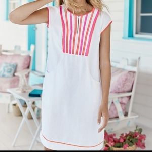 Boden Jessica Linen Dress with Pockets